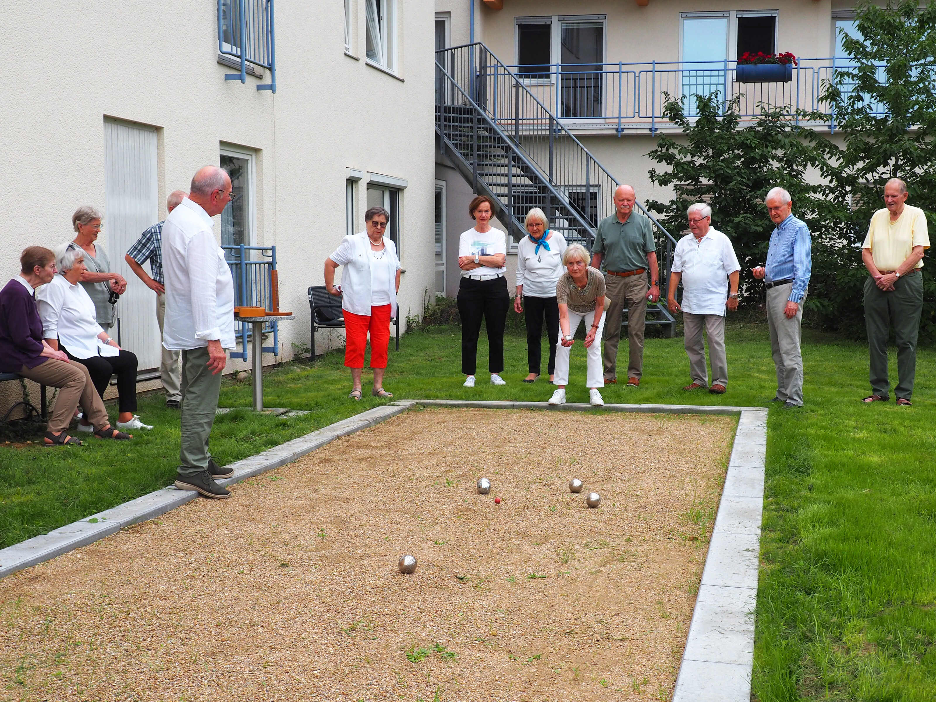 Boulebahn im KWA Parkstift Aeskulap in Bad Nauheim - Foto: KWA / Henna Mubarik