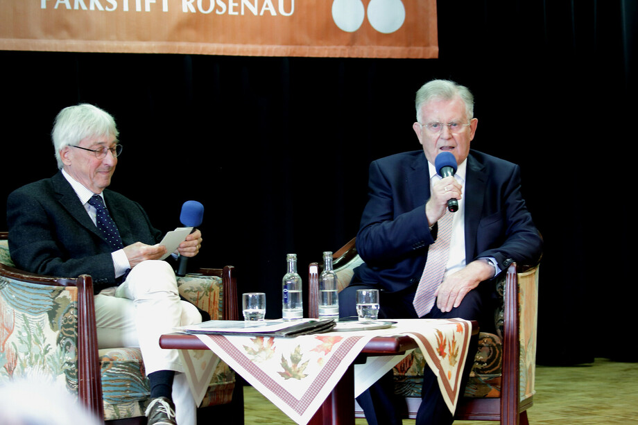 Talkgast im Oktober 2017: Erwin Teufel, 1991-2005 MP von Baden-Württemberg