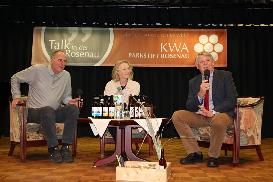 Talkgäste im Februar 2024: Sigrun und Thomas Bundschuh, Gründer der Brauwerkstatt Reichenauer Inselbier
