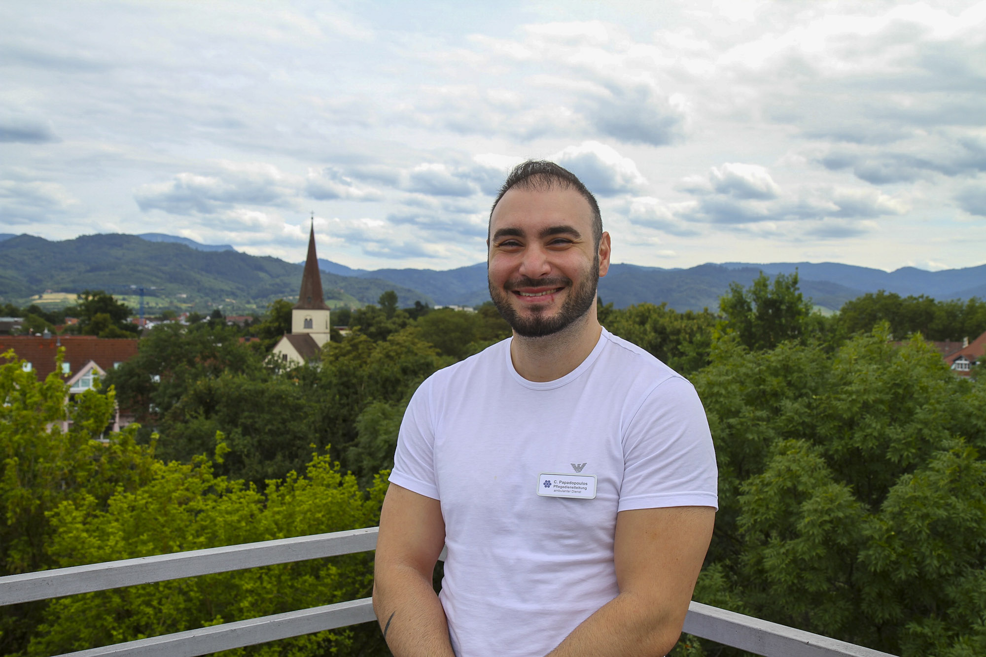 Charalampos Papadopoulos ist die neue Pflegedienstleitung im KWA Parkstift St. Ulrich Bad Krozingen