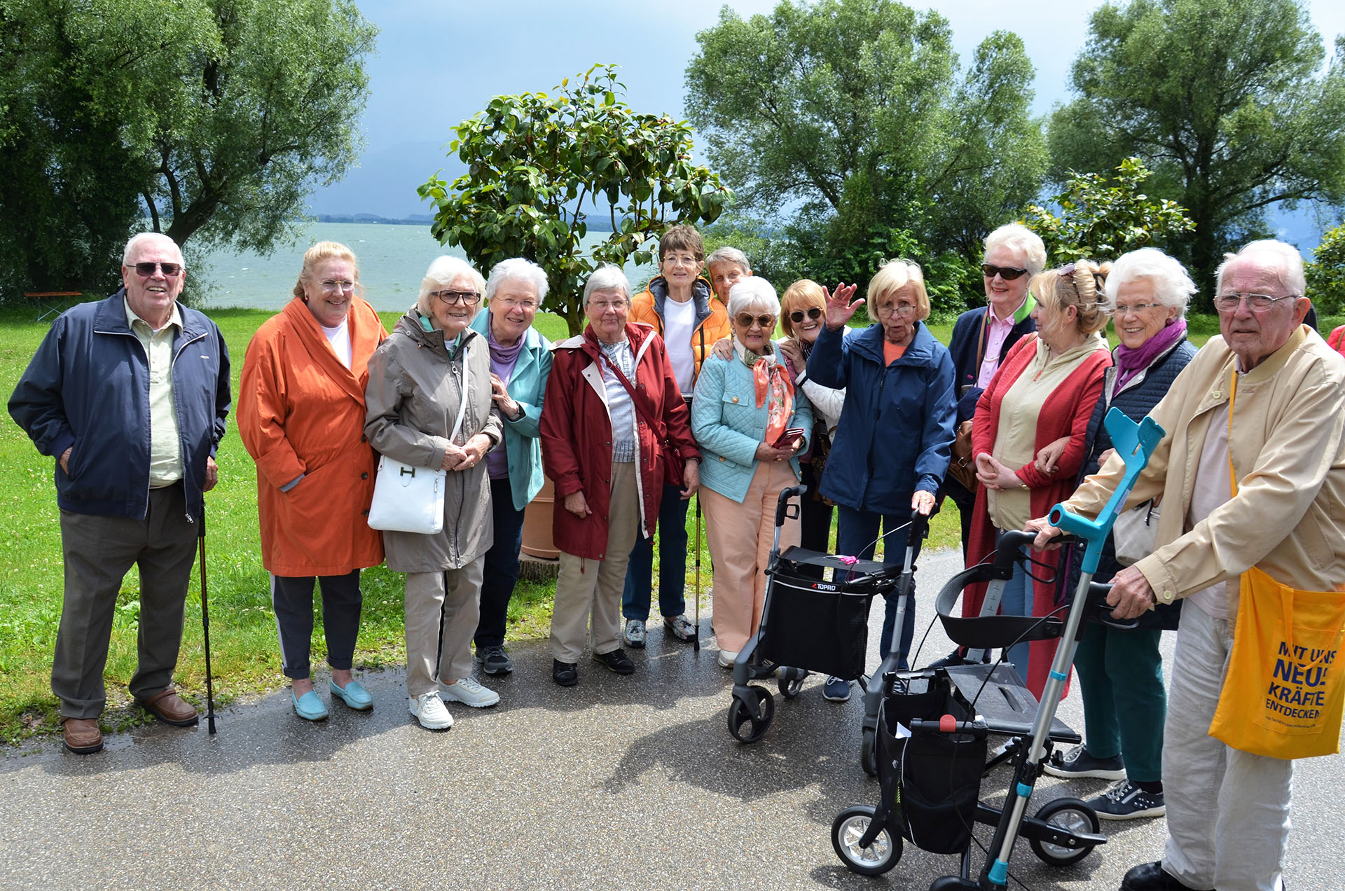Rupertihof-Reisegruppe auf der Fraueninsel